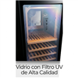 Cava Php YC-118 42 Botellas Negra Luz Led